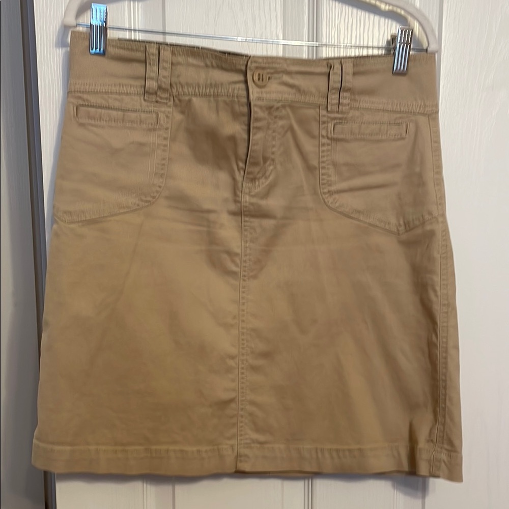 Tan Casual Skirt